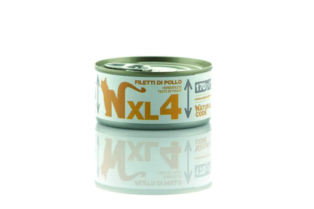 Natural Code – Filets de Poulet XL4 pour Chats – 170g Commander Vite