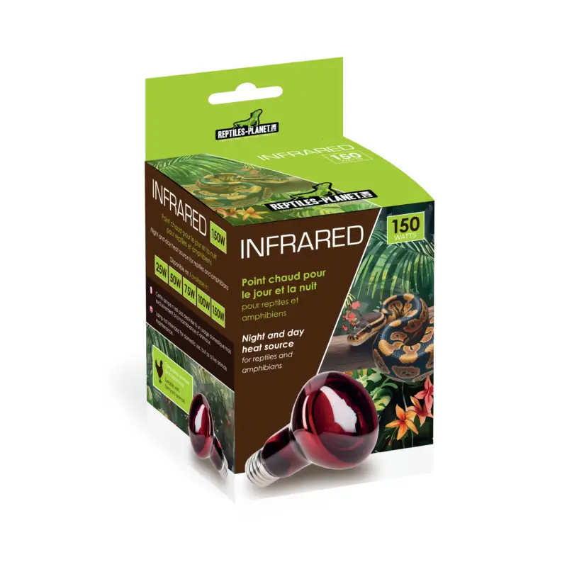 Reptiles Planet – Ampoule Infrared pour Reptiles Marque