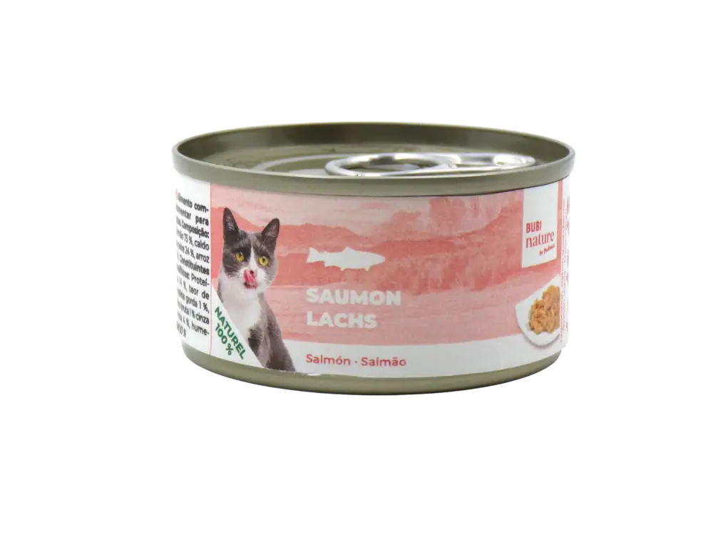 Bubimex – Bo&icirc;te Bubi Nature au Saumon pour Chats – 70g Prix Promo