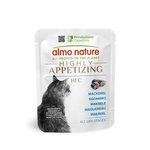 Almo Nature – Pochon HFC Highly Appetizing au Maquereau pour Chats – 50g Prix Choc
