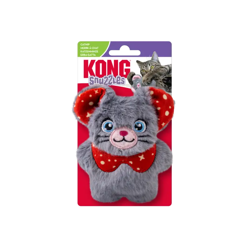 Expédition Rapide Kong – Jouet Holiday Cat Snuzzles Mouse Assorted