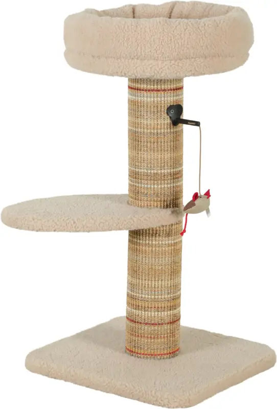 Bon Marché Zolux – Arbre &agrave; Chat Boreal Beige pour Chats – &Oslash;11×70 cm