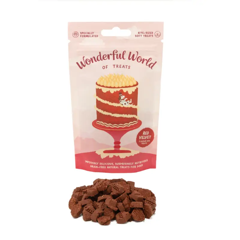 Wonderful World – Friandises G&acirc;teau &agrave; la Betterave pour Chiens – 50g Meilleure Vente