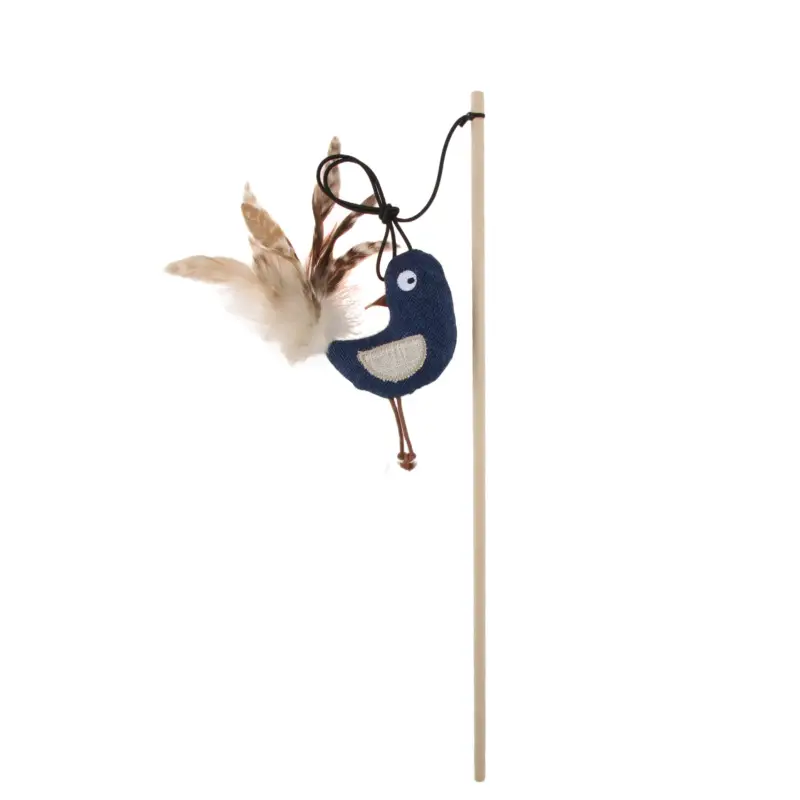 Retour Gratuit Anka – Canne &agrave; P&ecirc;che Oiseau pour Chats – 56cm