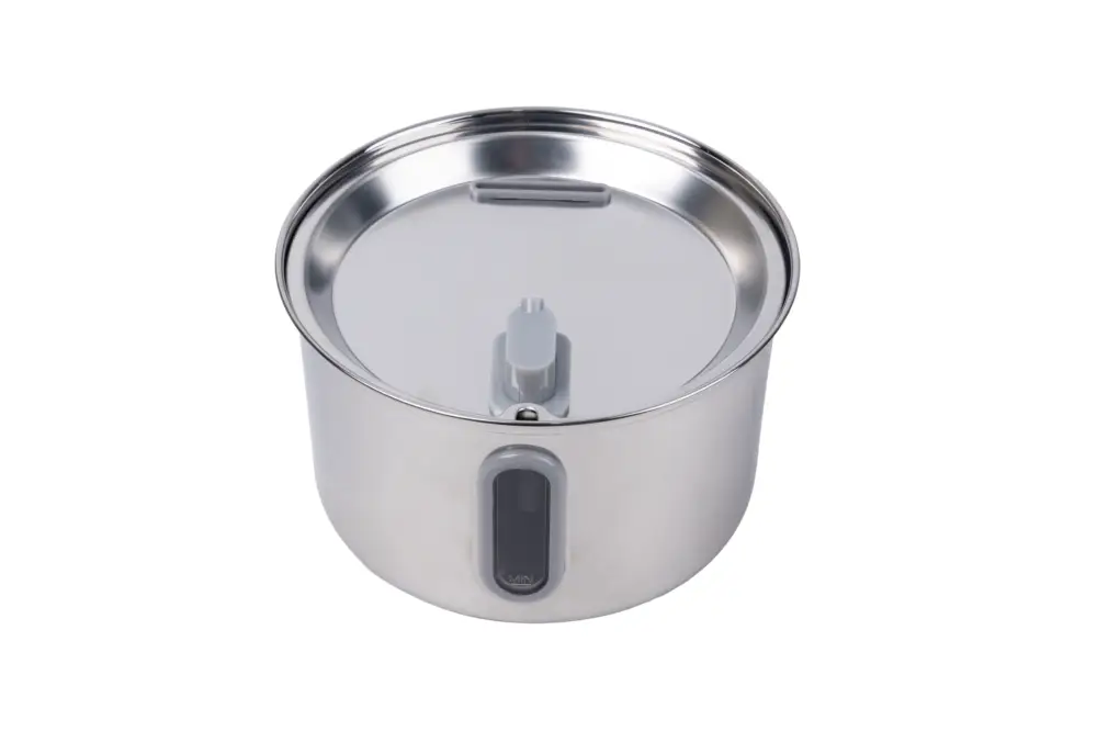 Pas Cher Leeby – Fontaine &agrave; Eau KOKO Acier Inoxydable pour Chiens et Chat – 3L