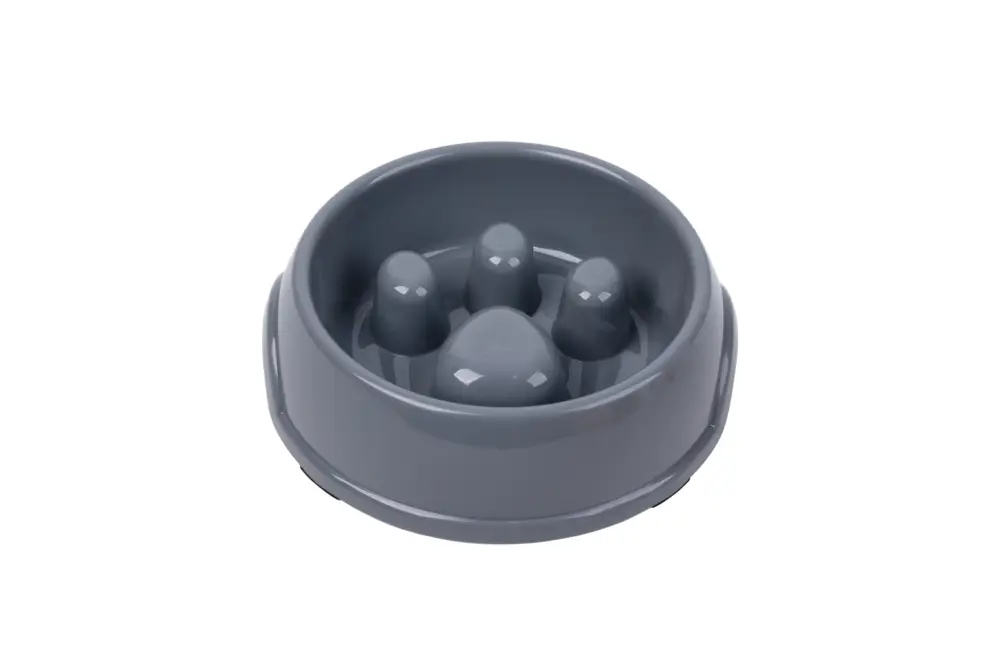 Retour Gratuit Leeby – Gamelle Anti-Glouton Gris pour Chiens