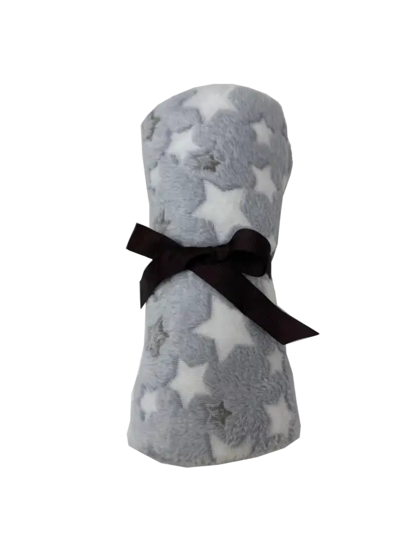 Livraison Express Leeby – Couverture Imprim&eacute;s Etoiles pour Chat – Grise