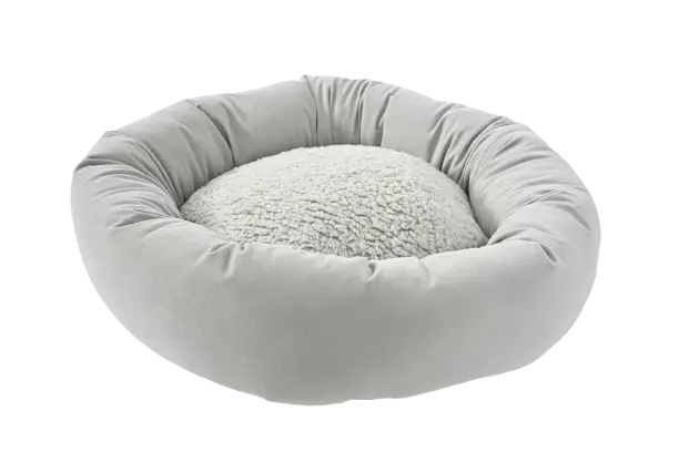 Leeby – Donut Doux et Confortable pour Chat – Gris Meilleur Choix