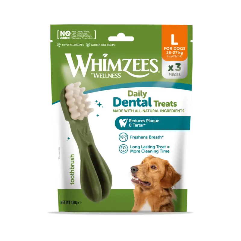 Authentique Whimzees – Friandises Dental Treats Hygi&egrave;ne Bucco-dentaire pour Chiens