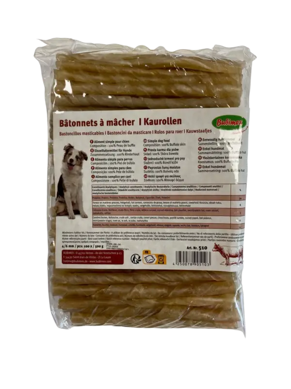Réduction Bubimex – Friandises Sticks Torsad&eacute;s &agrave; M&acirc;cher – x100