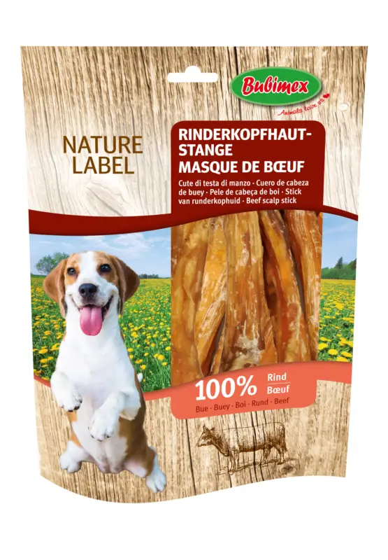 Bubimex – Friandises Masque de B&oelig;uf pour Chiens – 200g Petit Prix