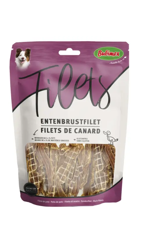 Bubimex – Friandises Filets de Canard pour Chiens Certifié