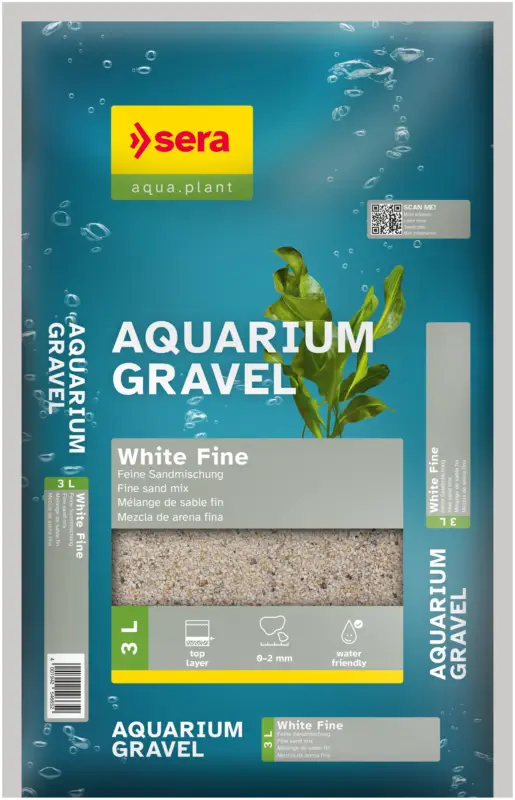 Marque Sera – Sable White Fine Aquarium Gravel