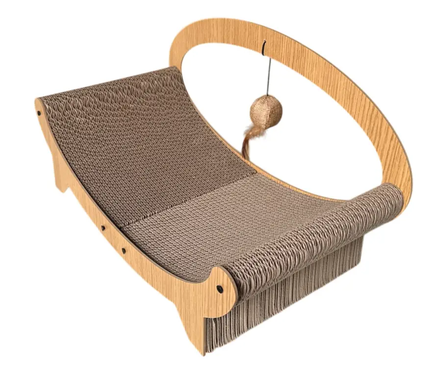 Mon Ami Luki – Griffoir en Forme Panier pour Chats – 49x25x26cm Prix Bas