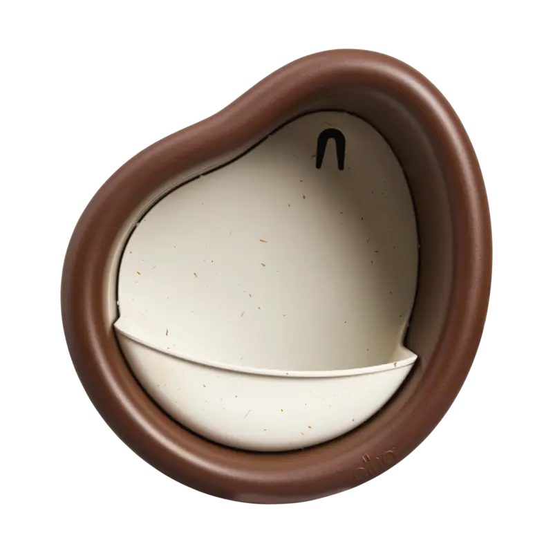 Elho – Mangeoire Organic pour Oiseaux des Jardins – Marron Prix Cassé