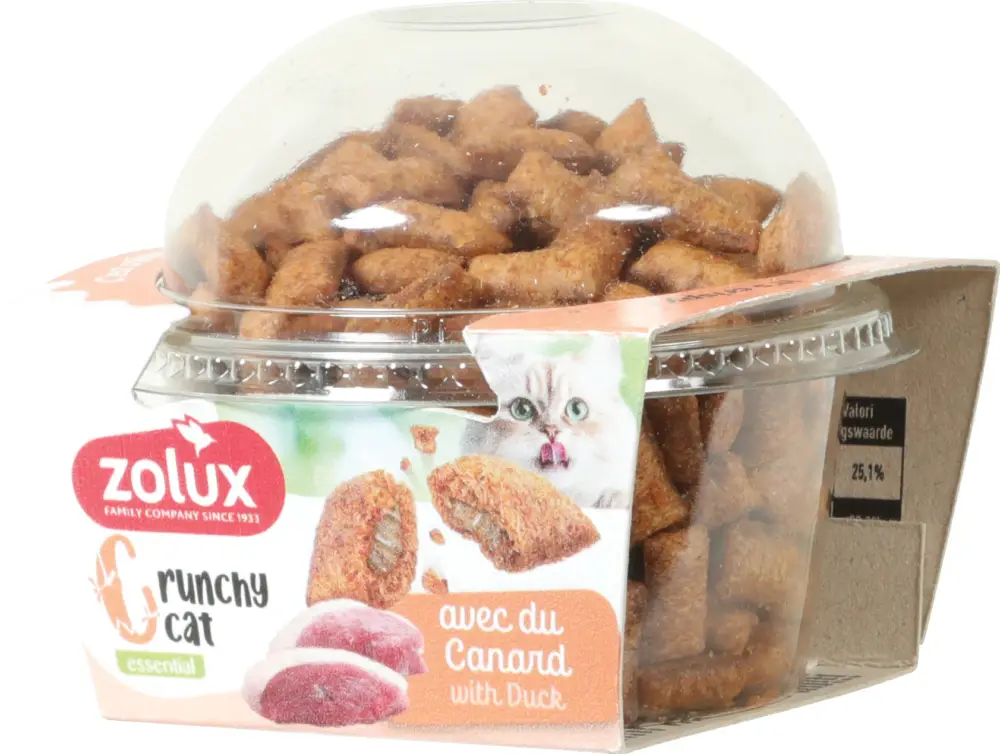 Zolux – Friandises Crunchy au Canard pour Chats – 80g Vente Directe