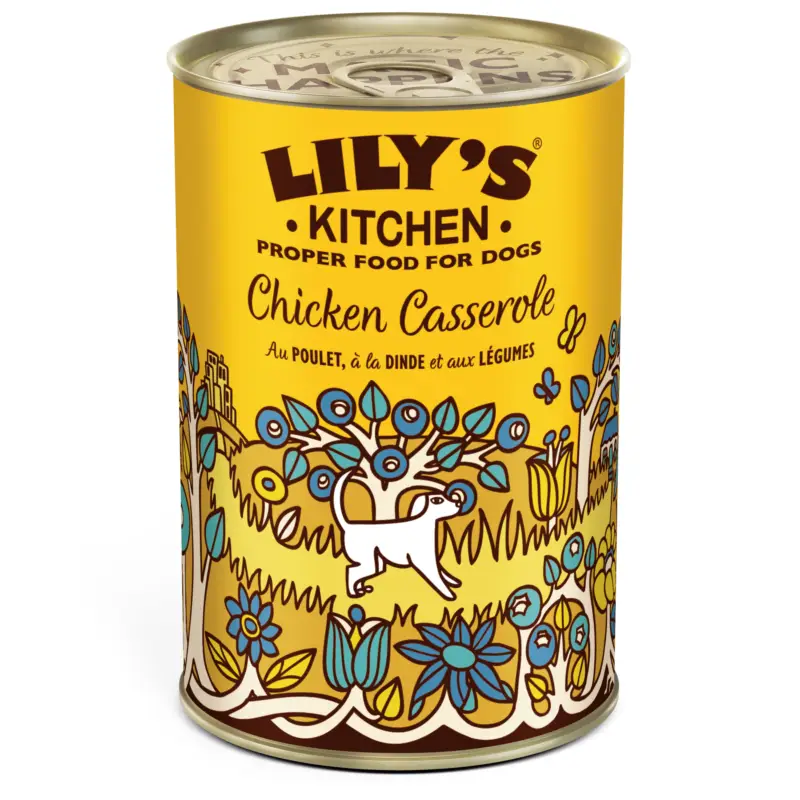 Lily's Kitchen – Terrine Chicken Casserole pour Chiens Adultes – 400g Meilleur Prix