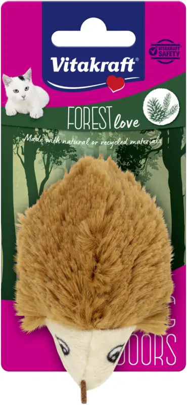 Must-Have Vitakraft – Jouet H&eacute;risson Peluche M&eacute;canique – 12cm