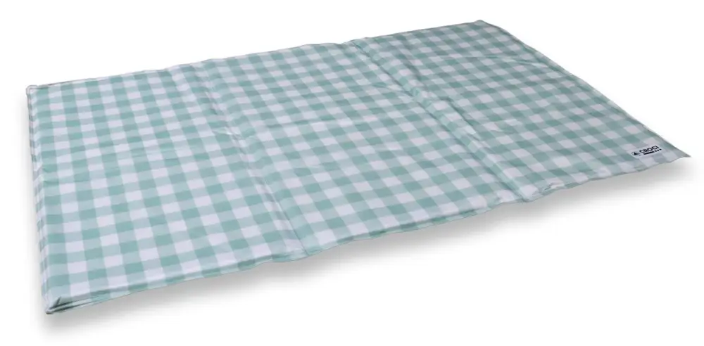 Vente Flash Croci – Tapis Rafraichissant Checks & Cherry pour Chiens – 50x40cm