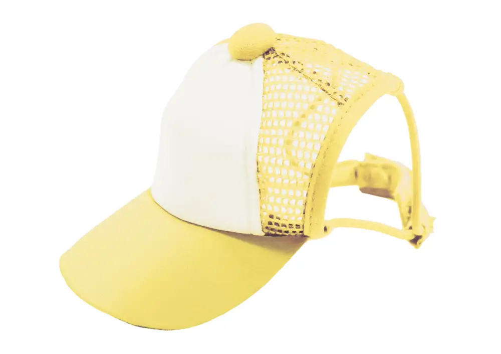 Commander Vite Croci – Casquette Visor Jaune pour Chiens