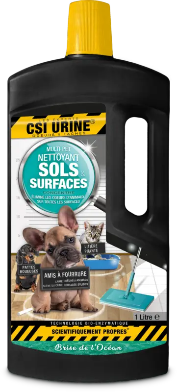 Prix Réduit CSI Urine – Nettoyant Sol et Surface Concentr&eacute; pour Animaux – 1L