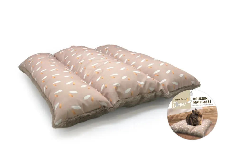 Hamiform – Coussin Matelass&eacute; OLINOV pour Lapin et Cochon d'Inde – x1 Super Prix