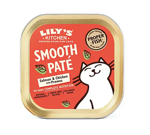 Nouvelle Collection Lily's Kitchen – Barquette Terrine de Poisson pour Chats – 85g