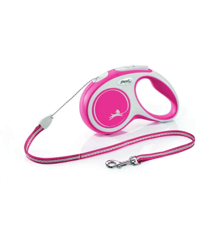 Flexi – Laisse New Confort avec Corde de 5m pour Chien S – Rouge Seulement Aujourd&rsquo;hui