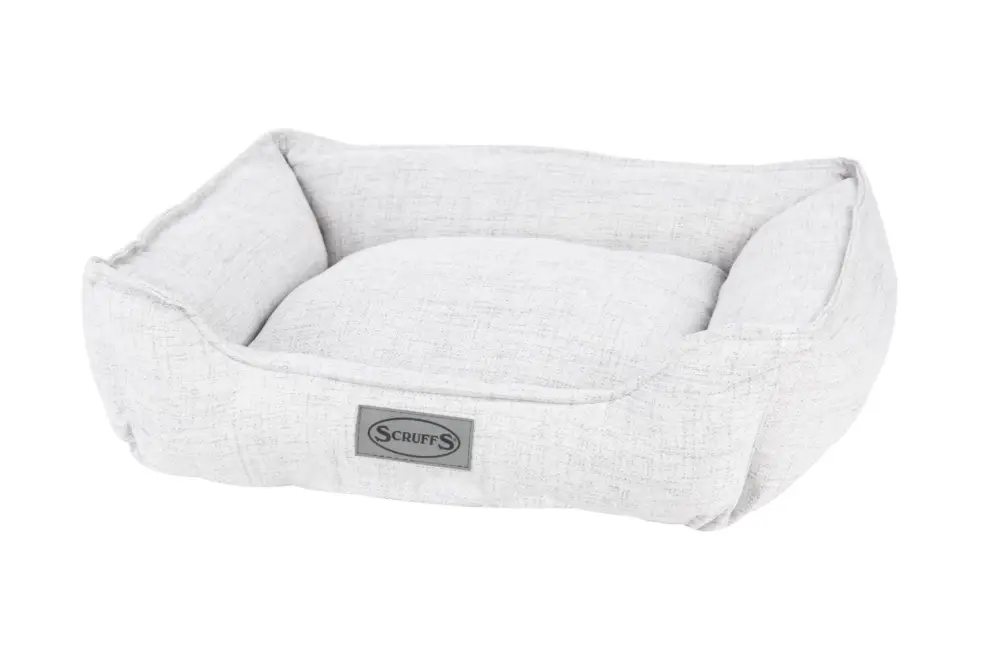 Scruffs – Lit Manhattan Gris Clair pour Chien – M Satisfait Ou Remboursé