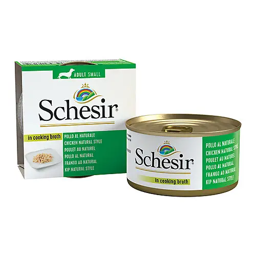 Schesir – Repas Cuisine Adulte Poulet au Naturel pour Chien – 85g Nouvelle Collection