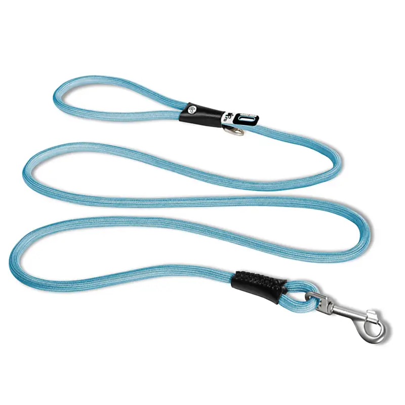 Bon Marché Curli – Laisse Amortissante Stretch Comfort Aqua pour Chiens – M