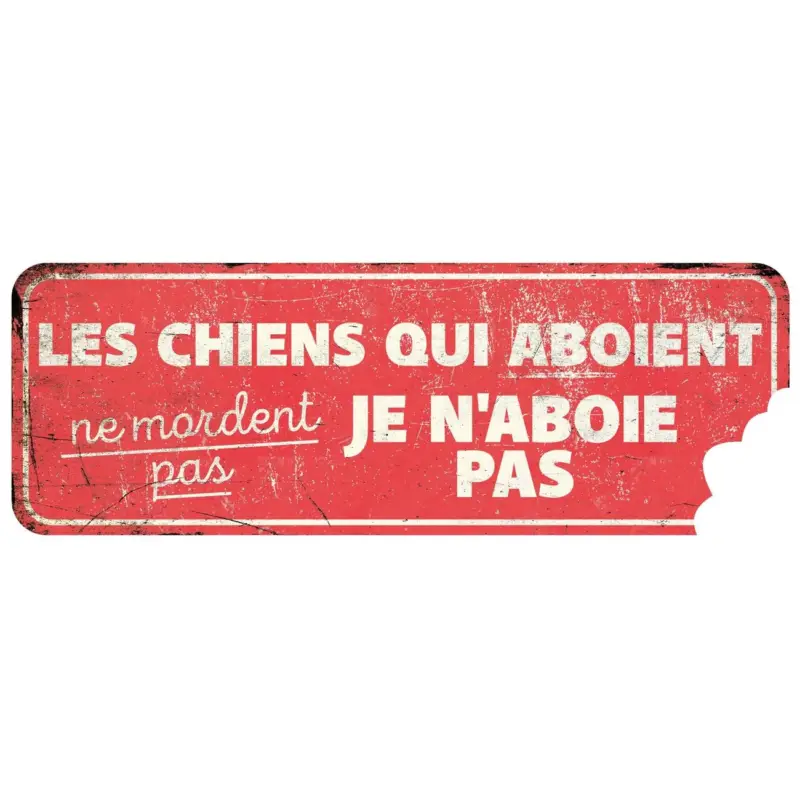Jusqu&rsquo;à Épuisement Des Stocks D&D – Panneau d'avertissement general 3 fr – 40x13x03cm rouge