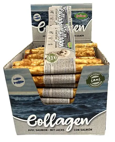 Bubimex – Friandises Stick de Collag&egrave;ne au Saumon – 13cm Bon Marché
