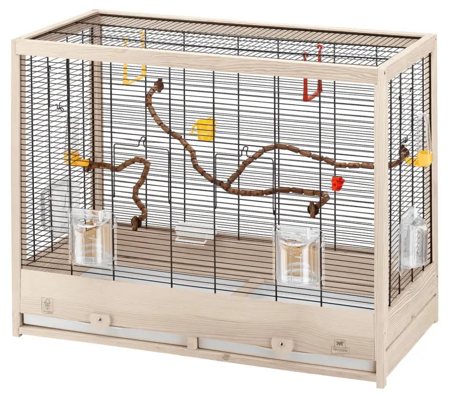 Ferplast – Cage Giulietta 6 pour Oiseaux Exotiques – Bois Prix Bas