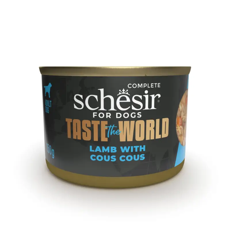 Seulement Aujourd&rsquo;hui Schesir – P&acirc;t&eacute;e Taste Of The World TW Agneau Et Couscous Pour Chiens – 150g