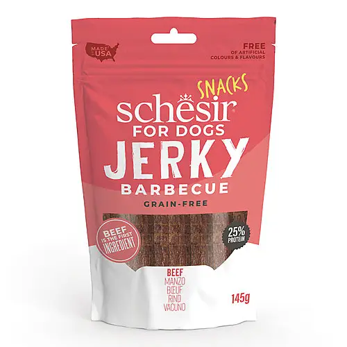 Schesir – Friandises Jerky Au Boeuf BBQ Pour Chiens – 145g Remise