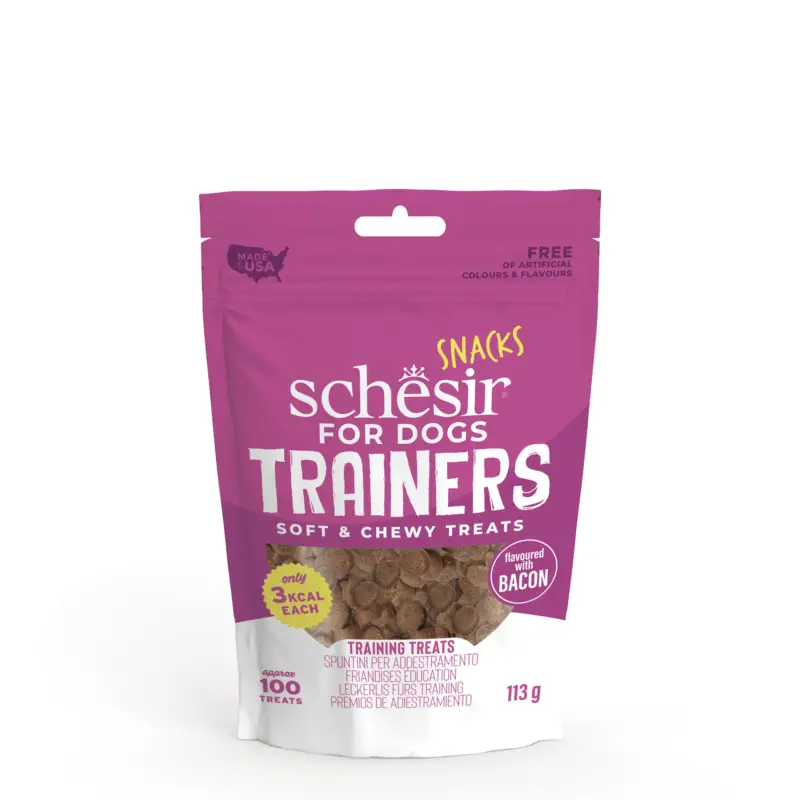 Schesir – Friandises Educative Au Bacon Pour Chiens – 113g Commande En Gros