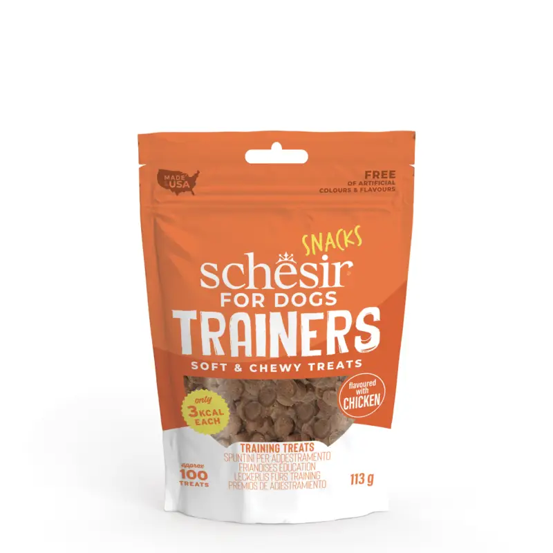 Nouvelle Collection Schesir – Friandises Educative Au Poulet Pour Chiens – 113g