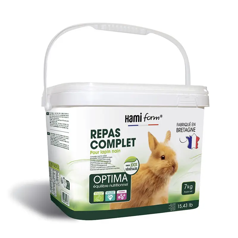 Hamiform – Repas Complet Optima pour Lapin Nain Nouvel Arrivage
