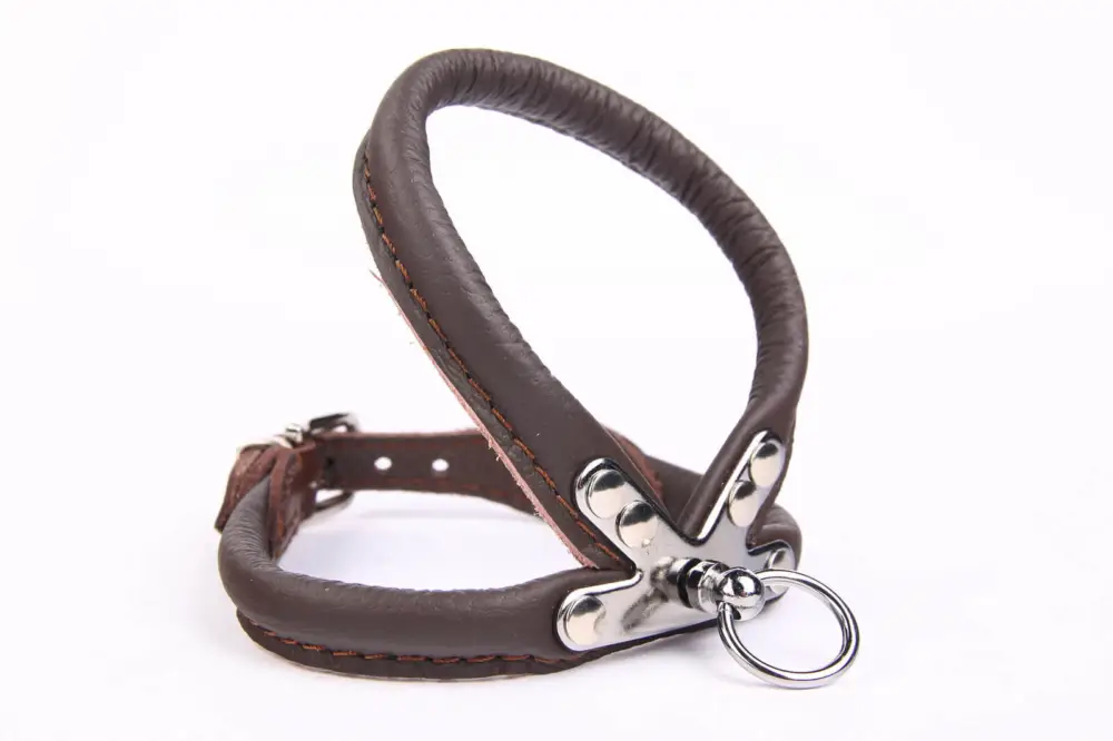 Offre Spéciale Yogipet – Harnais Cuir pour Chien – Marron