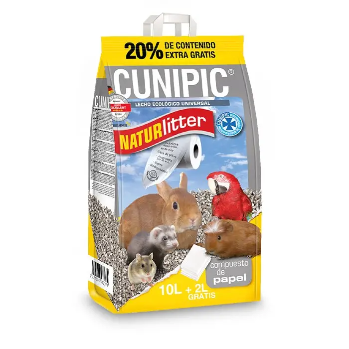 Haute Qualité Cunipic - Litière en Papier Naturlitter pour Animaux