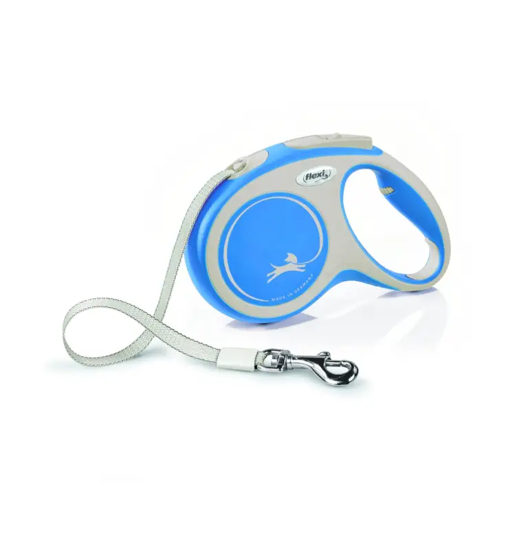 Flexi – Laisse New Confort avec Sangle pour Chien Bleu Remise