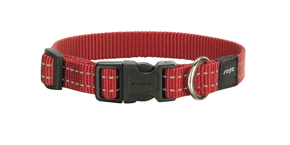 Rogz – Collier Utility Rouge pour Chiens Pas Cher