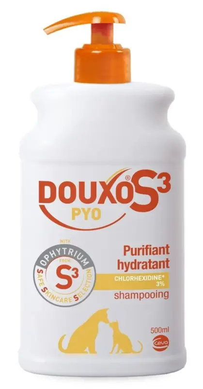 Commande En Gros Ceva – Shampoing Douxo S3 Pyo pour Chien et Chat