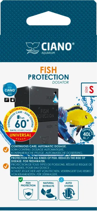 Meilleure Vente Ciano - Traitement Fish Protection Dosator pour Poisson