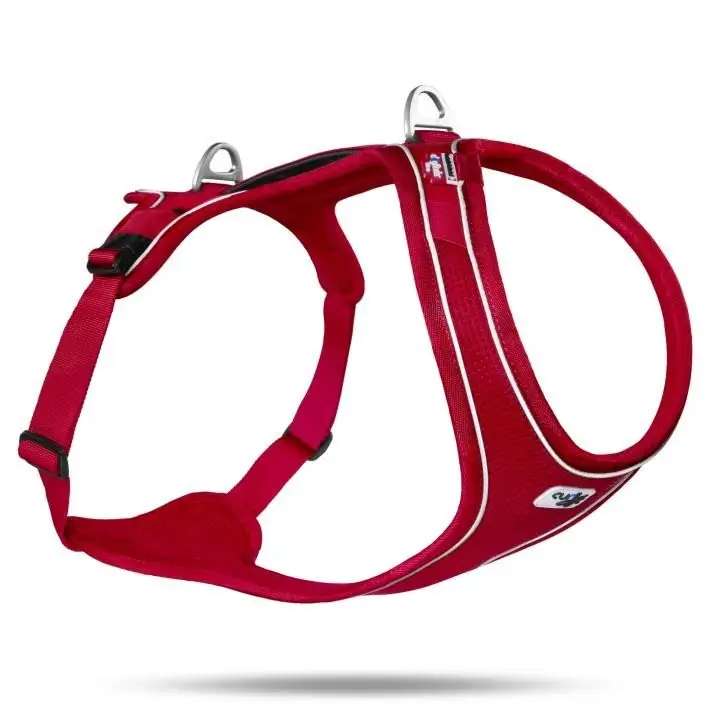 Prix Promo Curli – Harnais Belka Confort Rouge pour Chiens