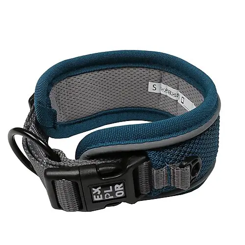 Duvoplus – Collier Classic Ultimate Fit Control Bleu P&eacute;trol pour Chiens Nouveauté