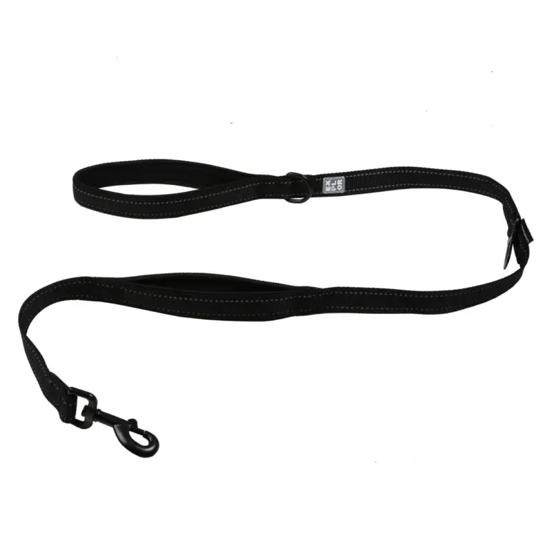 Retour Gratuit Duvoplus – Laisse Fashion Ultimate Fit On-The-Road Noir pour Chiens