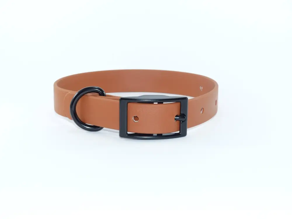 eKys – Collier Biothane pour Chien Marron Clair Populaire