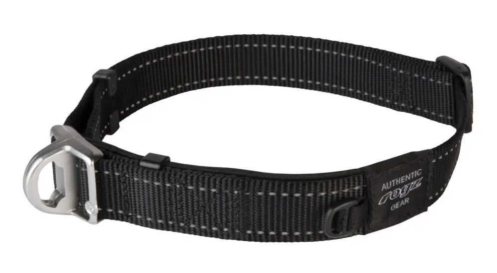 Rogz - Collier de Sécurité Safety Collar Noir pour Chien Vente Directe